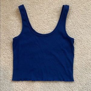 Royal Blue PacSun crop top